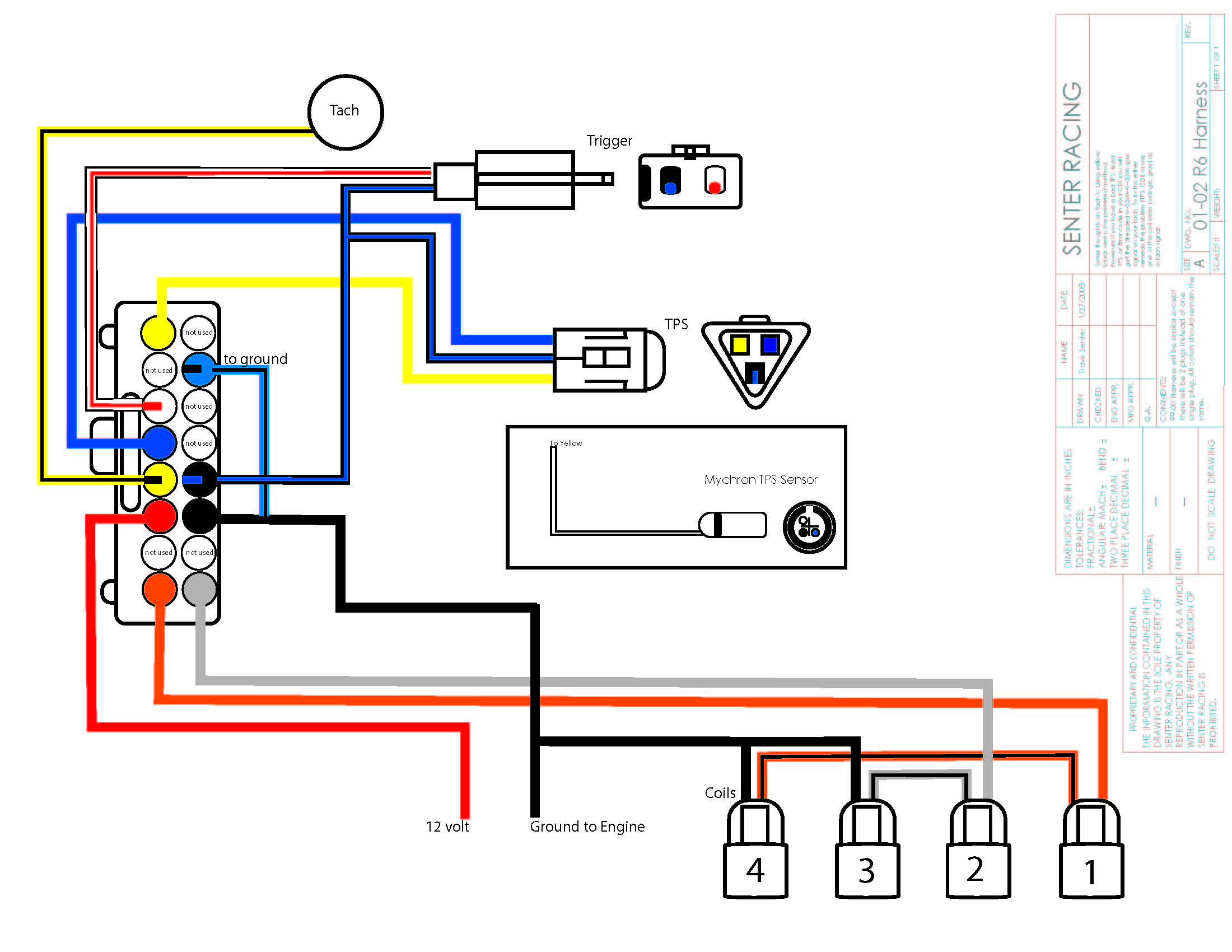 Wiring Diagram PDF: 2002 Yzf 600 Wiring Diagram